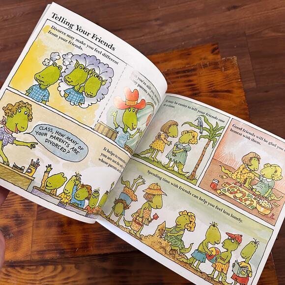 Dino Tales: Dinosaurs Divorce A Guide For Changing Families Paperback Book - Picture 5 of 7